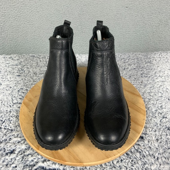 Sofft Abry Chelsea Bootie‎ Women's 8 M Black Leather Waterproof Pull On Ankle - Picture 2 of 12